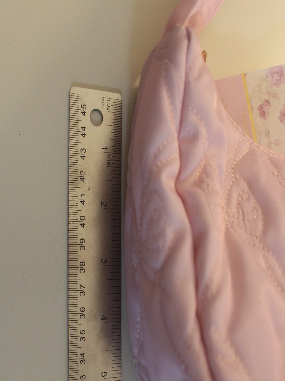 LoveShackFancy x Yoobi Pink Quilted Bow Shoulder Bag NWT SKUB - Picture 3 of 3